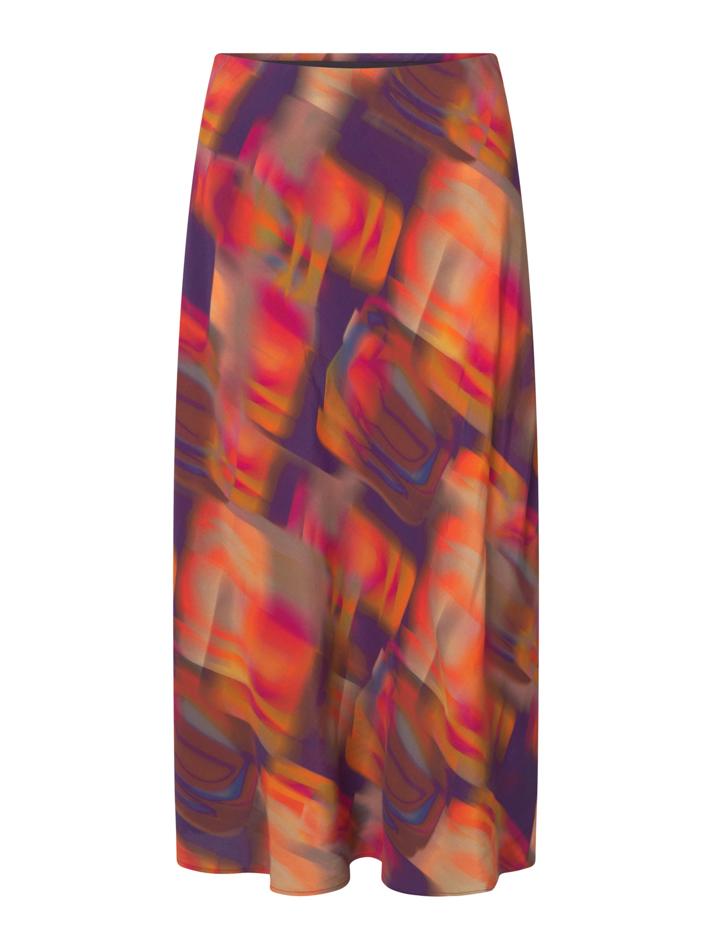 Printed Skirt Fancy Long Solar Sunrise