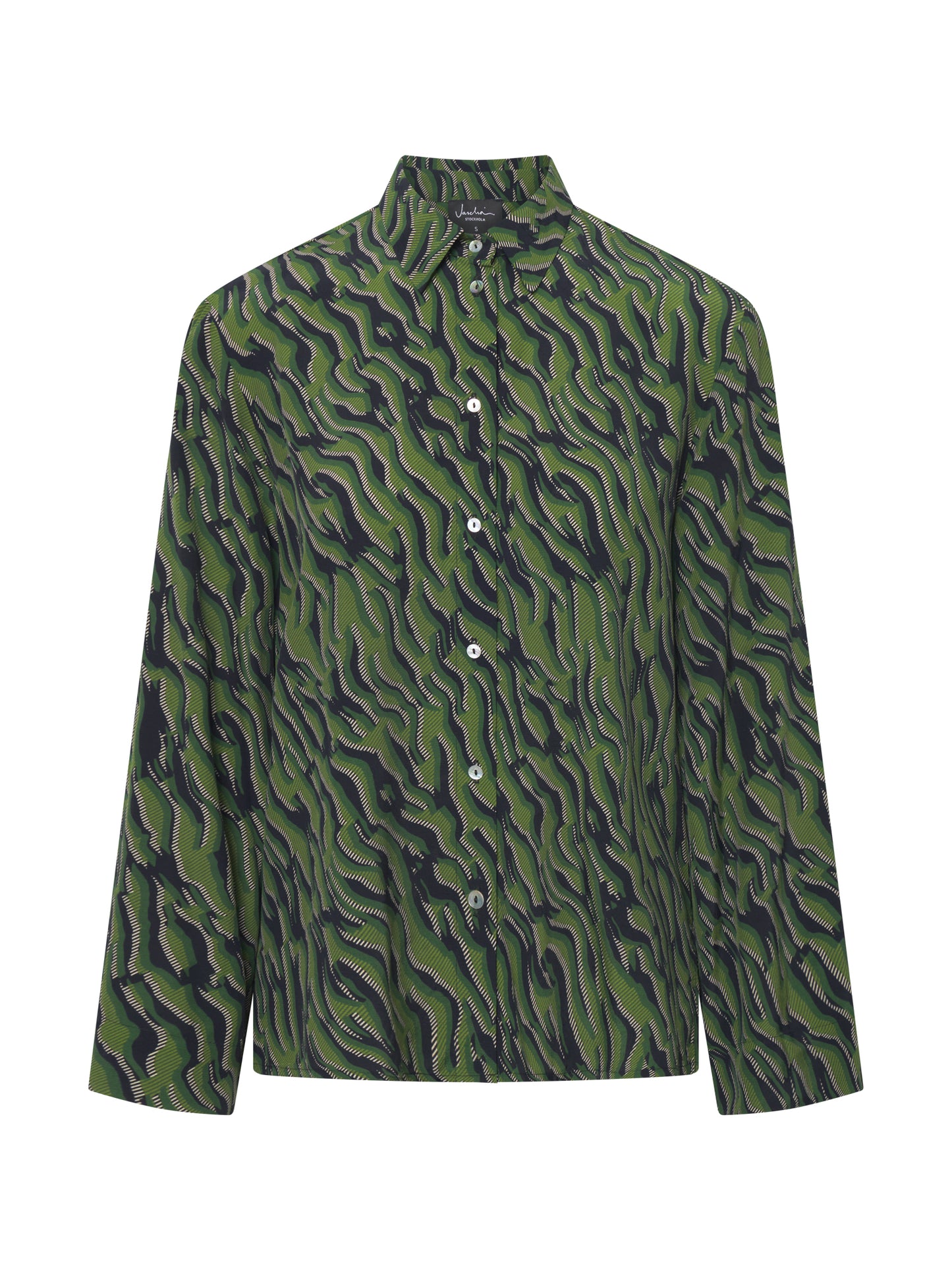 Printed Shirt New Wide Button Oasis